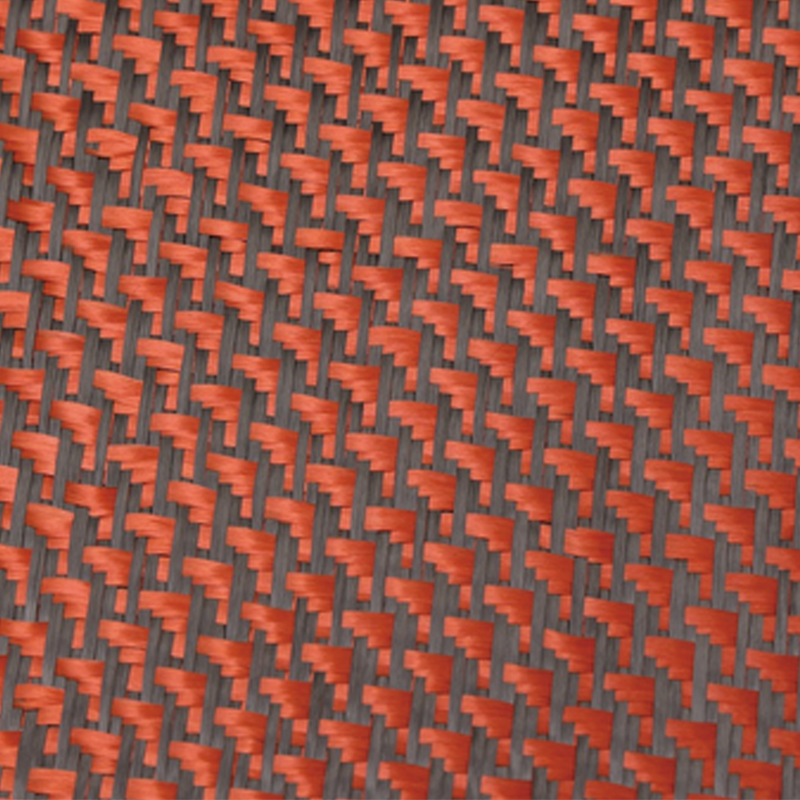 Rubrum / Nigrum Aramid Carbon Mixed Carbon Fiber Text Textus fabricae Rubrum / Nigrum Aramid Carbon Mixed Carbon Fiber Text Textus fabricae